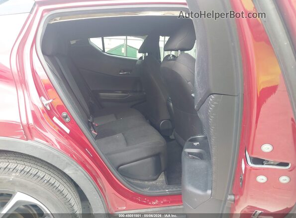 JTNKHMBX2J1011253 2018 TOYOTA LE Red VIN կոդի պիտակի տեսք