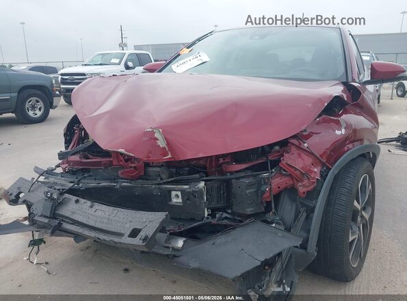 JTNKHMBX2J1011253 2018 TOYOTA LE Red Դիմացի տեսք