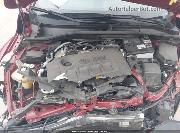 JTNKHMBX2J1011253 2018 TOYOTA LE Red Հետևի տեսք