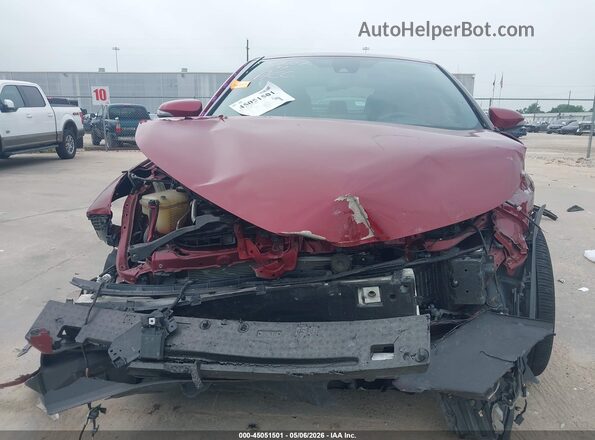 JTNKHMBX2J1011253 2018 TOYOTA LE Red Սալոնի հետևի տեսք