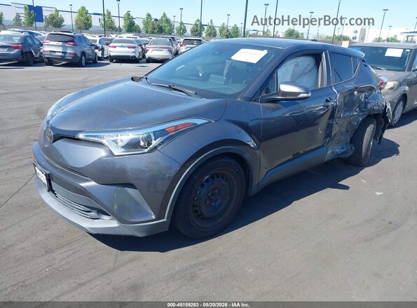 JTNKHMBX3K1060592 2019 TOYOTA C-HR Gray Vista tres cuartos delantera izquierda