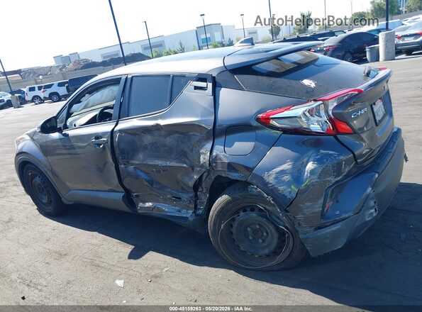 JTNKHMBX3K1060592 2019 TOYOTA C-HR Gray 