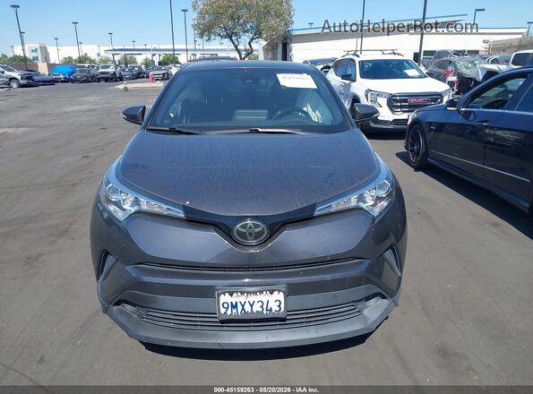 JTNKHMBX3K1060592 2019 TOYOTA C-HR Gray Vista interior trasera