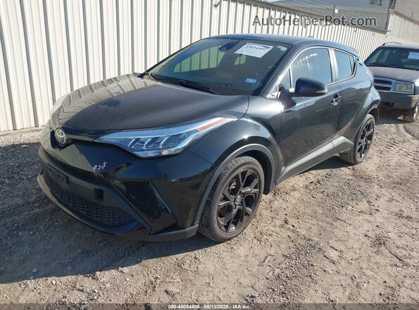 JTNKHMBX3M1121698 2021 TOYOTA C-HR Black Առջևի ձախ երեք քառորդ տեսարան