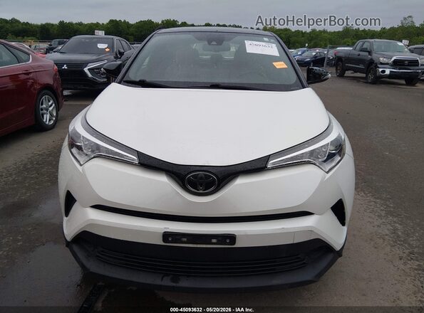 JTNKHMBX4K1024894 2019 TOYOTA C-HR White ხელსაწყოთა პანელის ხედი