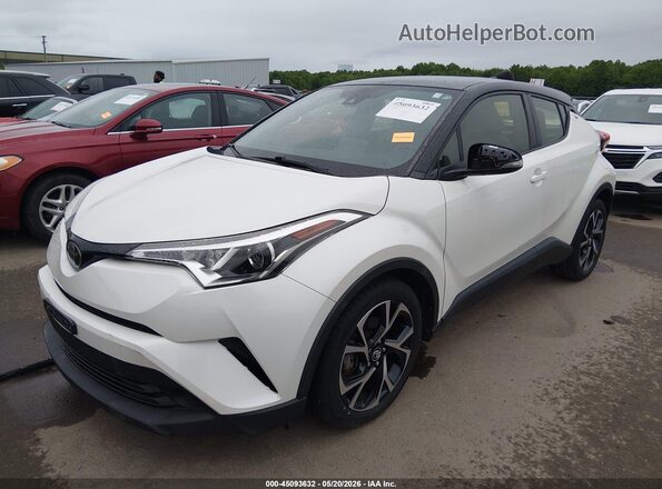JTNKHMBX4K1024894 2019 TOYOTA C-HR White წინა მარცხენა ხედი სამი მეოთხედიდან