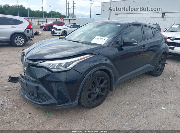 JTNKHMBX4M1114887 2021 TOYOTA C-HR Black Przód lewy