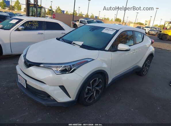 JTNKHMBX6J1008274 2018 TOYOTA LE White Առջևի ձախ երեք քառորդ տեսարան