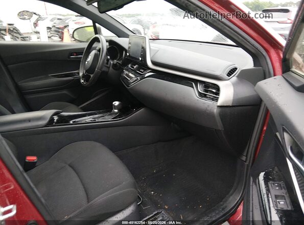 JTNKHMBX6K1014447 2019 TOYOTA C-HR Красный Вид салона спереди
