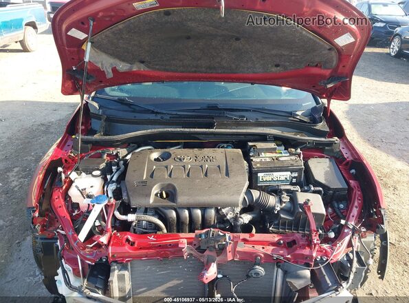JTNKHMBX8J1008518 2018 TOYOTA LE Red Вид ззаду
