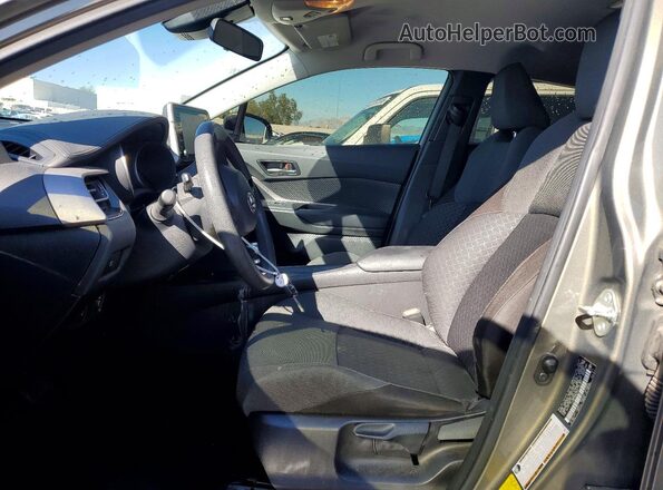 JTNKHMBXXM1121357 2021 TOYOTA C-HR Gray Вид салону спереду