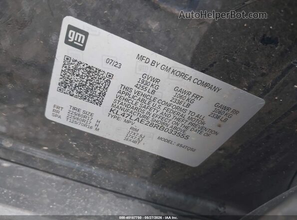 KL47LAE28RB033555 2024 BUICK OTHER Black Vista del compartimento del motor