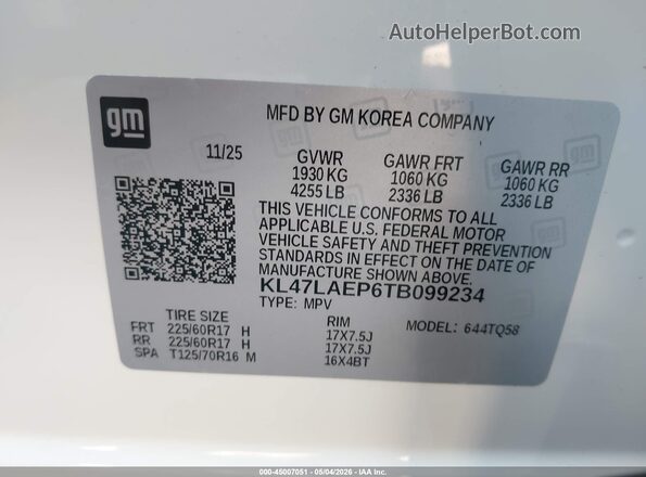 KL47LAEP6TB099234 2026 BUICK OTHER White 