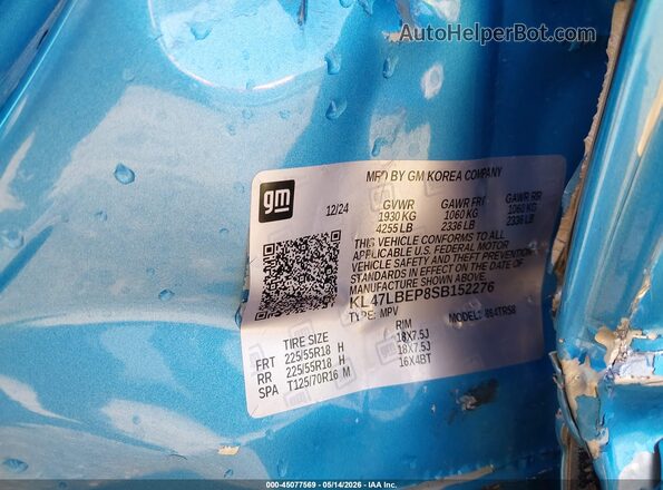 KL47LBEP8SB152276 2025 BUICK OTHER Blue Widok komory silnika