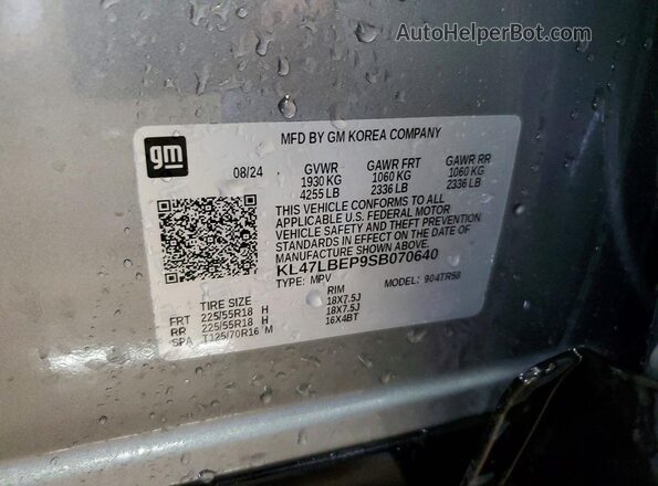 KL47LBEP9SB070640 2025 BUICK OTHER Gray Շարժիչի բաժամունքի տեսք