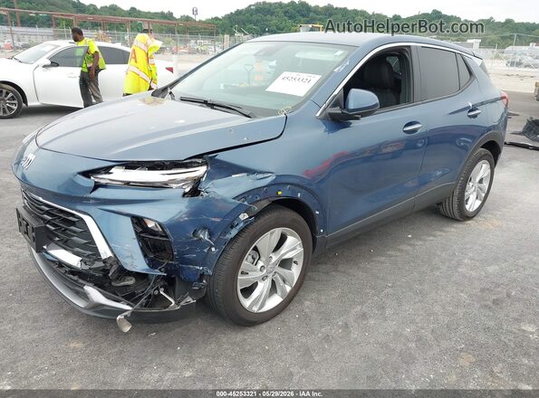 KL4AMBSP3SB119032 2025 BUICK ENCORE Blue Առջևի ձախ երեք քառորդ տեսարան