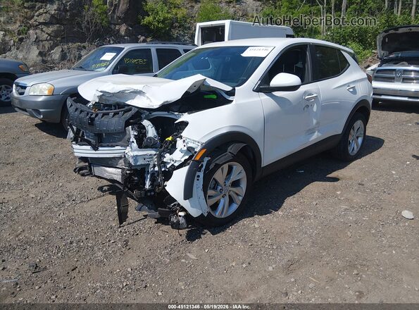 KL4AMCSL4RB197803 2024 BUICK ENCORE White წინა მარცხენა ხედი სამი მეოთხედიდან