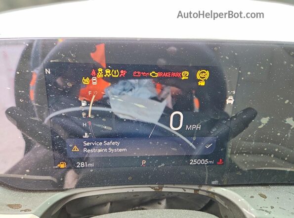 KL4AMDSL2SB053128 2025 BUICK ENCORE Blue Widok zestawu wskaźników
