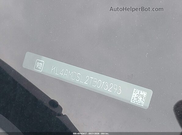 KL4AMDSL2TB013293 2026 BUICK ENCORE Черный 