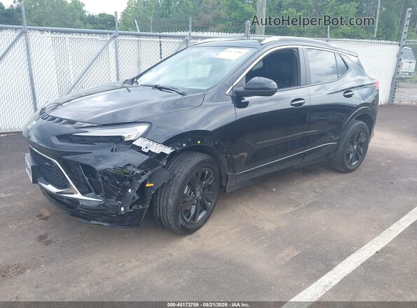 KL4AMDSLXRB155075 2024 BUICK ENCORE Черный Передняя левая четверть