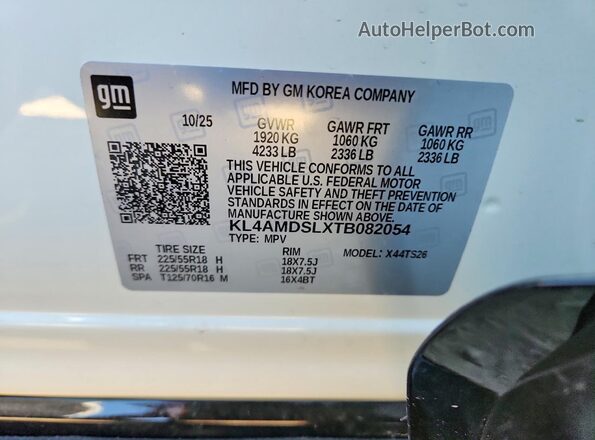 KL4AMDSLXTB082054 2026 BUICK ENCORE White 