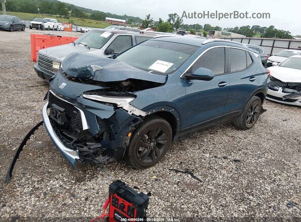 KL4AMESL4RB103043 2024 BUICK ENCORE Синий Передняя левая четверть
