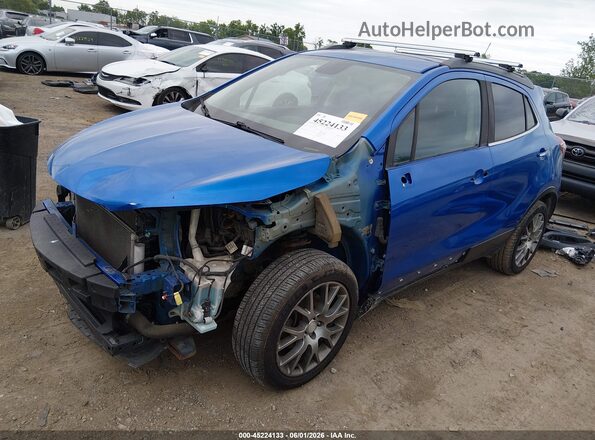 KL4CJ1SB2HB134632 2017 BUICK ENCORE Dark Blue Front left