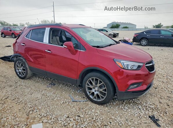 KL4CJ1SB3JB584327 2018 BUICK ENCORE Red 