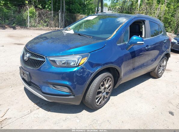 KL4CJ2SB9KB789478 2019 BUICK ENCORE Blue Vista tres cuartos delantera izquierda