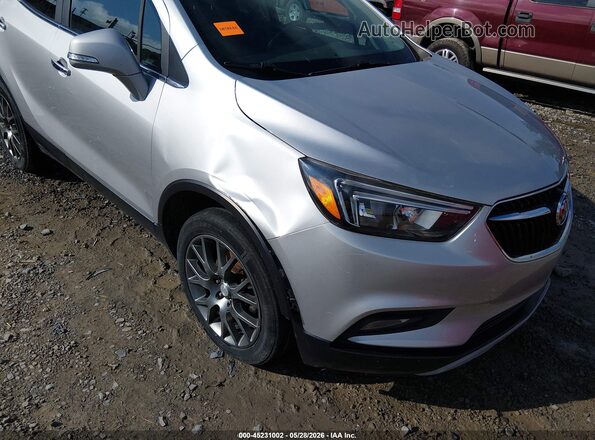 KL4CJ2SM2KB723310 2019 BUICK ENCORE Silver Front view