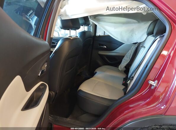 KL4CJASB0JB635766 2018 BUICK ENCORE Red VIN sticker view