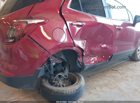 KL4CJASB0JB635766 2018 BUICK ENCORE Red Front view
