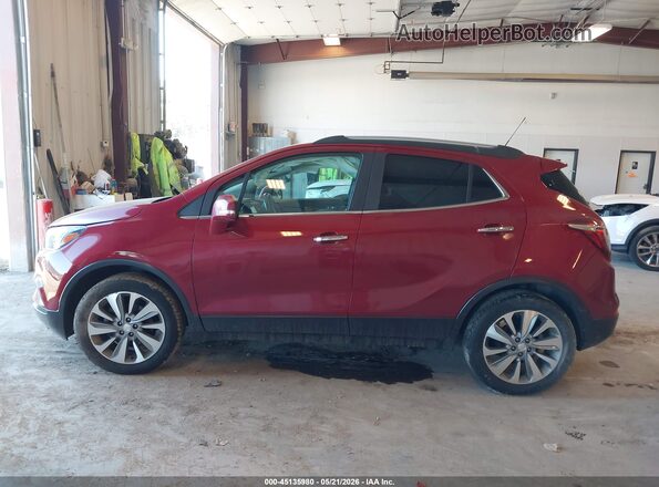 KL4CJASB0JB635766 2018 BUICK ENCORE Red 360 interior view