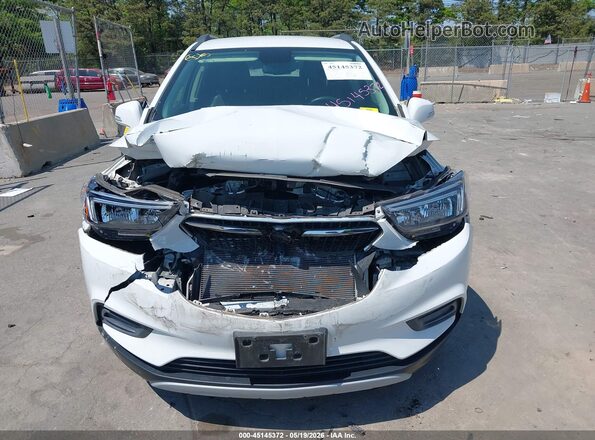 KL4CJASB0KB706935 2019 BUICK ENCORE White წინა ხედი