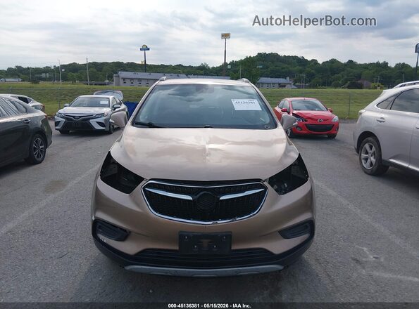 KL4CJASB0KB708426 2019 BUICK ENCORE Beige Вид щитка приладів