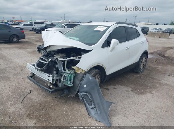 KL4CJASB1HB042640 2017 BUICK ENCORE White წინა მარცხენა ხედი სამი მეოთხედიდან