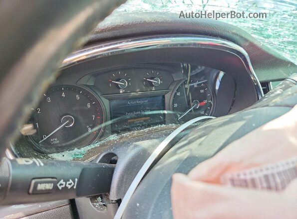 KL4CJASB1HB058384 2017 BUICK ENCORE Silver 