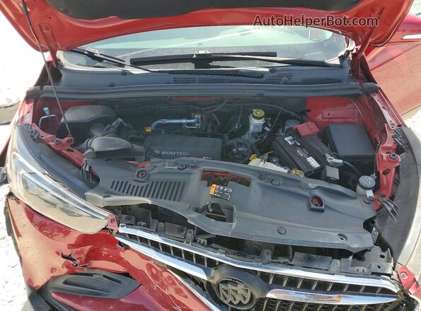 KL4CJASB1KB836741 2019 BUICK ENCORE Red ძრავის განყოფილების ხედი