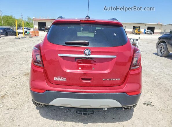 KL4CJASB1KB836741 2019 BUICK ENCORE Red უკანა ხედი