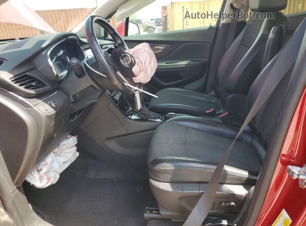 KL4CJASB1KB836741 2019 BUICK ENCORE Red წინა სალონის ხედი
