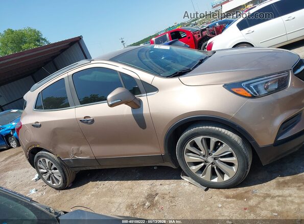 KL4CJASB2KB707276 2019 BUICK ENCORE Gold Widok wnętrza z tyłu