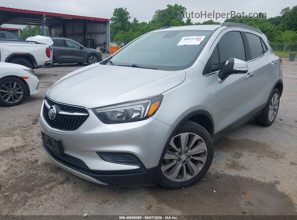 KL4CJASB2KB708802 2019 BUICK ENCORE Silver Передня ліва чверть