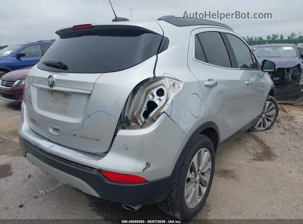 KL4CJASB2KB708802 2019 BUICK ENCORE Silver Задня права чверть
