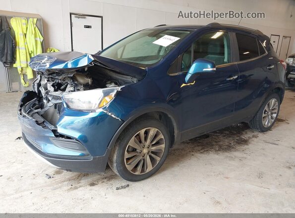 KL4CJASB2KB760916 2019 BUICK ENCORE Blue Front left