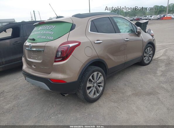 KL4CJASB2KB854178 2019 BUICK ENCORE Коричневый Задняя правая четверть