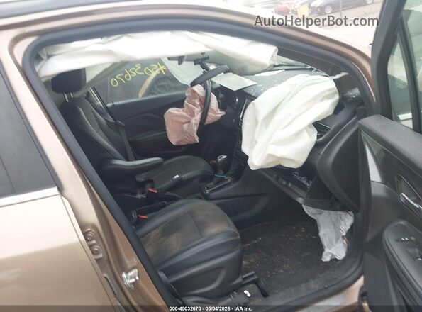 KL4CJASB2KB854178 2019 BUICK ENCORE Коричневый Вид салона спереди
