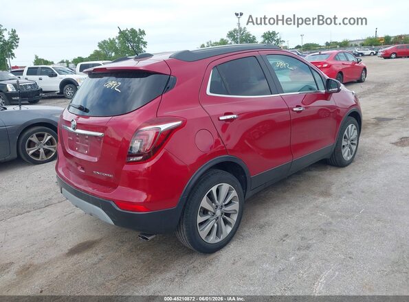 KL4CJASB3KB701194 2019 BUICK ENCORE Maroon Tył prawy
