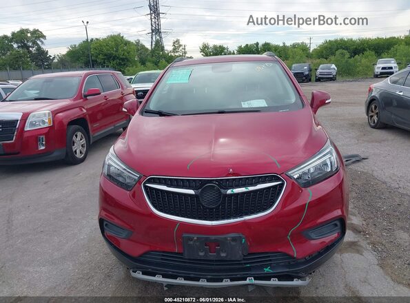 KL4CJASB3KB701194 2019 BUICK ENCORE Maroon Widok wnętrza z tyłu
