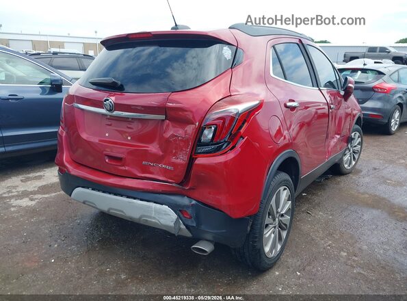 KL4CJASB3KB709909 2019 BUICK ENCORE Red Rear right
