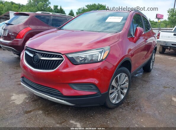 KL4CJASB3KB709909 2019 BUICK ENCORE Red Front left